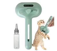 Brosse à vapeur pour chats, brosse à vapeur pour animaux de compagnie autonettoyante et ergonomique pour chats - Grand réservoir pour éliminer les massages doux Utilisation à la maison, voyage et