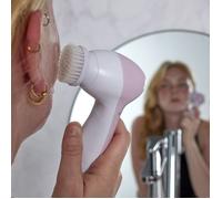 Brosse à visage - COSMETIC CLUB - 3EN1 - Massante - 2 vitesses - Rose et blanc