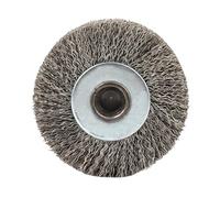 Brosse abrasive à cupules Brosse métallique en fil d'acier 50 x 25 mm for outils rotatifs Dremel (perceuse et polissage des métaux)
