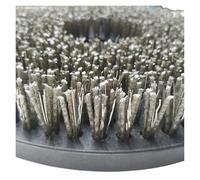 Brosse Abrasive composée de 250mm 10 pouces, brosse métallique en acier au carbure de silicium for brosse de meulage de pierre(120)