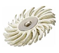 Brosse abrasive de précision DREMEL S472 - Diamètre 25mm - Grain 120 - Pour Ponçage et Polissage