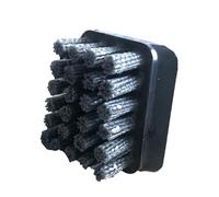 Brosse abrasive diamantée en nylon antique de 4 pouces avec base rouge et colle for le polissage du granit, marbre la pierre wanglan(400)