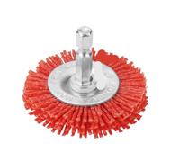 Brosse abrasive en nylon | Rouge, Plusieurs tailles : for le nettoyage et la préparation des surfaces(50mm T type)