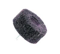 Tivoly – Roue abrasive en mousse pour perceuse – Nylon extrudé, corindon grain 80 – Bois & métal