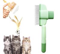 Brosse Activ Pet, Brosse pour Chat, Peigne Anti-poils pour Chats et Chien, Anti Poils Pour Chats Pour Chien, Toilettage Doux Et Efficace Pour Tous Types De Pelage (Vert)