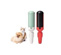 Brosse Adhésive pour Animaux Domestiques Rouleau Anti Poil Chat Brosse Ramasse Enlève Poils Magique Réutilisable pour Blanc+Rouge)