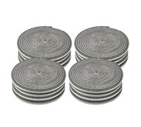 Brosse adhésive résistante aux intempéries, quatre rouleaux, protection de | Lot de 4 rouleaux de protection contre les intempéries auto-adhésifs de 12 m 9 x 5 mm pour fenêtres, armoires