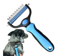 Brosse Anti-Chien Peigne Démêlant Double Face Pour Animaux Et Outil De Soin
