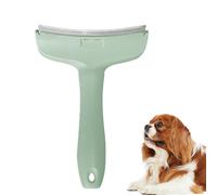 Brosse anti-mue - L'outil de toilettage ultime pour chats et chiens, adapté aux poils longs et courts, réduit la perte de poils et les nœuds (Vert, Taille L)
