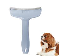 Brosse anti-mue - L'outil de toilettage ultime pour chats et chiens, réduit la perte de poils et les nœuds, convient aux poils longs et courts (Bleu, Taille L)