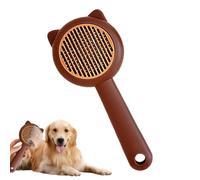 Brosse Anti-Perte Poils Chien - Brosse et Peigne pour Chien et Chat | Accessoire de Soin Démêlant Massant pour Sous-Poil lors du Bain pour Jeunes Animaux