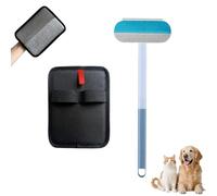 Brosse Anti Poils Animaux Chat/Chien,Brosse de Nettoyage Réutilisable Enlève Poils Avec Gant Poil Chat,Gant Poil Animaux Chien de Nettoyage