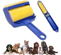 Brosse Anti Poils Animaux Chat Chien, Rouleau pour Poils Animaux, Brosse Ramasse Enlève Poils de Voyage pour Les Poils d'animaux de Compagnie, vêtements, Voitures