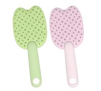 Brosse anti-poils pour chiens | Brosse double face pour chats | 2 x Peigne pour chats | Brosse de toilette portable pour chats pour canapés, vêtements, feutre, tweed