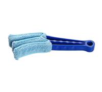 Fackelmann 60170 Brosse poussière, Plumeau, Brosse, Plastique, Microfibre, Bleu, 21 x 7 x 3 cm