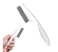 Brosse anti-puces pour chat | Brosse à puces avec conception de poignée épaissie,Peigne à puce pour animaux de compagnie, aide la peau sèche, peigne pour la prévention et la détection de