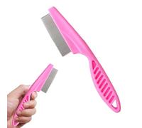 Brosse anti-puces pour chat | Brosse à puces avec conception de poignée épaissie,Peigne à tiques, ensemble de peignes de toilettage pour chiens et chats, élimination des flotteurs pour animaux de