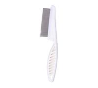 Brosse Anti-Puces pour Chat Chien Lapin Peigne de Toilettage en Acier Inoxydable avec Dents Arrondies pour Poux et Lentes (14.0*3.0*1.0cm)