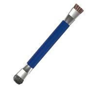 Brosse Antistatique Double Tête - Outil De Nettoyage Pour Réparation Carte Mère | Pinceau À Poils Rigides Élimination Poussière | Nettoyeur De Précision Pour Claviers, Ordinateur, Portables Et Composa