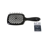 Brosse Antistatique Janeke Superbrush en Carbone Noir
