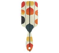 Brosse antistatique orange de style moderne du milieu du siècle pour cheveux fins, brosse de massage pour cuir chevelu pour la perte de cheveux avec poignée ergonomique cepillo para definir rizos