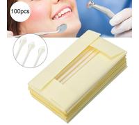 Brosse Applicateur De Matériaux Dentaires Jetables, Pointe Adhésive Pour Couronne Dentaire, Placage En Porcelaine, Blanchiment Des Dents, Outil De Soins Buccaux, 100 Pièces Blanc