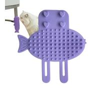 Brosse Auto-Toilettante Chat, Massage Interactif Ajustable Et Doux, Grattoir Chat Auto-Toilettage, Pour Structure D'Escalade, Pied De Table, Cage, Armoire En Bois, Meuble, Lit, Chiot, Chien