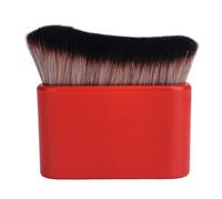 Brosse Autobronzante, Brosse Corps Crème Solaire Perfecteur de Couvrance Corporelle Outil de Maquillage pour Autobronzant Crème Solaire Visage Jambes (Rosier, Cheveux Bruns-Noirs)