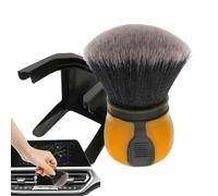 Brosse Autocetaille-Premium Brosse de Brosse, Levier Anti-dérapant | Outil Multifonctionnel de Détail Automatique avec Support, Parfait pour les pneus, Jantes, Rembourrage, compartiment moteur et