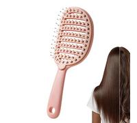 Brosse autonettoyante, brosses démêlantes délicates, brosse à courbe et ventilée avec poils doux, plate-forme de soin avec design compact, anti-enchevêtrement