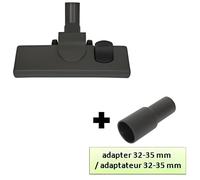 Brosse avec adaptateur - MOULINEX - ZR900301 - Ø 32-35 mm - Articulée - Pour aspirateurs traîneaux
