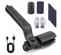 Brosse Barbecue Electrique, Brosse Barbecue Rechargeable USB-C pour Grille BBQ, Jardin et Camping, Aide à Nettoyer Graisse et résidus, tête 180°, Anti-éclaboussures, IPX7