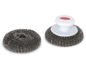 Brosse barbecue LE MARQUIER inox avec poignée X2