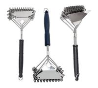 Brosse Barbecue pour Big Green Egg EGG 2XL | Brosse BBQ Avec Grattoir en Acier Inoxydable, pour Barbecue au Charbon de Bois / électrique / Gaz