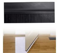 brosse bas de porte Brosse À Poussière Industrielle En PVC Avec Support Adhésif, Brosse D'étanchéité Pour, Bande De Machine-outil, Bande Anti-poussière(A,L 100cm x Brush Height 50mm)