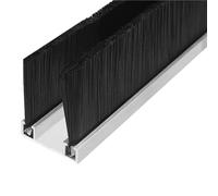 brosse bas de porte Brosse De Nettoyage Industrielle À Haute Hauteur (50, 80, 130, 150, 300 Mm), Brosse À Lamelles En Alliage D'aluminium Pour Industrielles(1 pc,Brush Height 140mm)