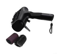 Brosse BBQ Électrique avec LED pour Grilles Sales(double-head) | Lumière LED intégrée, vision nocturne claire, nettoyage pour précis des coins sombres, pour idéal soirée barbecue