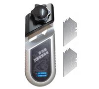 Brosse biseautée pour plaque de plâtre | Outil de découpe pour angles de 45 et 90 degrés, comprend 10 lames et brosse angulaire de précision pour finitions murales et rénovation