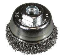 Hitachi 751312 HIKOKI 751312-Cepillos de Acero 75x0,3 mm insercion M14, Vert, Gris