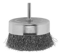 Brosse boisseau à fils ondulés, Ø 85 mm 6 mm