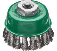Lessmann Lessmann Brosse boisseau torsades alternées, fil en INOX 0,50 mm,⌀ brosse x filetage: 65XM14 mm Quantité:1