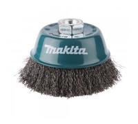 Brosse boisseau en fil d'acier MAKITA, fil ondulé 0,3 mm, 100 mm D-29284