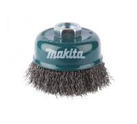 Brosse boisseau en fil d'acier MAKITA, fil ondulé 0,3 mm, 75 mm D-24094