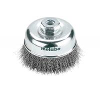 Brosse boisseau Métallique M14 100mm acier ondulé Metabo