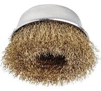Brosse boisseau pour gros travaux de brossage, ébarbage, ébavurage | avec M 14