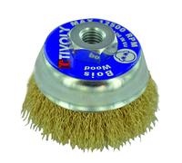 Tivoly Brosse coupe XT202520135 Acier laitonné Technic Ø80 mm M14