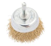 Brosse boisseau pour perceuse à fils ondulés 50mm