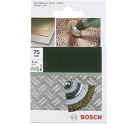 Brosse boisseau pour perceuses - fils ondulés, laitonnés, 75 mm Bosch 2609256519