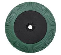 Brosse Bristle radiale Scotch-Brite Type S BB-ZB Filetage M14, TS, vert, Ø 203 mm x 25.4 mm x 31.75 mm, P50, avec adaptateur