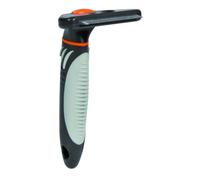 Brosse carde - TRIXIE - 7 × 15 cm - Acier inoxydable - Manche plastique - Noir